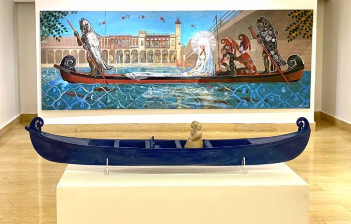 Israt Basa ‘Ishtar in Basra’: Artist Reimagines Iraq Through Myth and History - Al ...